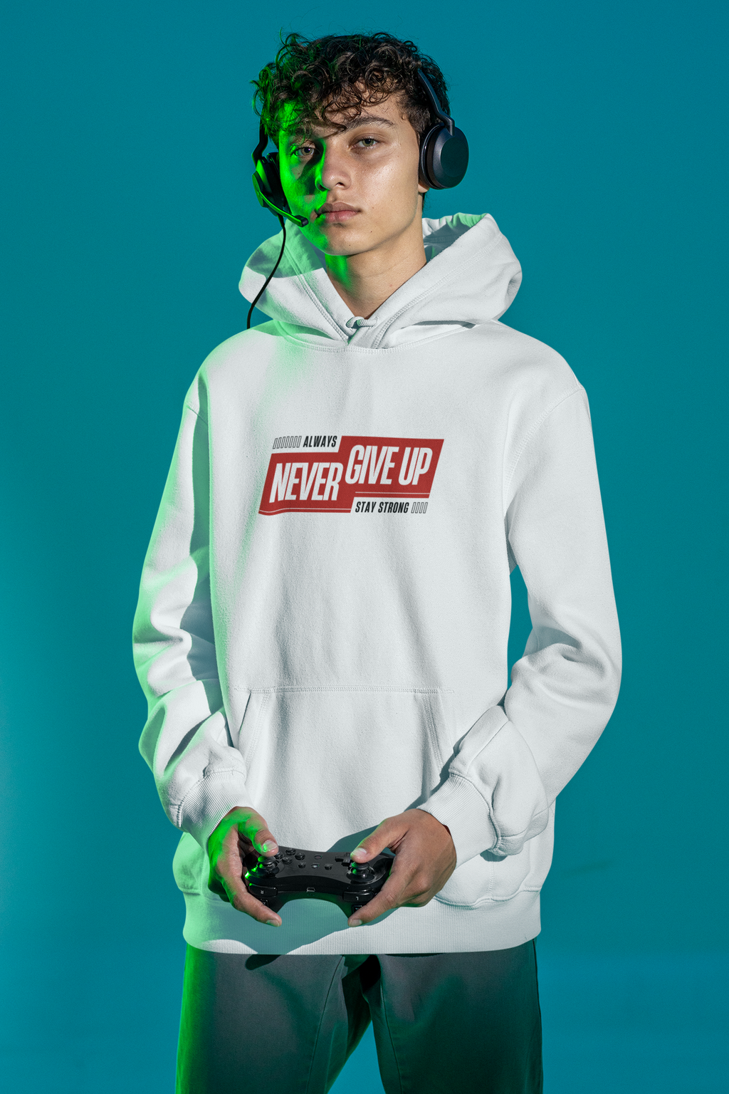 Drift King White Hoodie – Unisex Fit | Fnc Studios