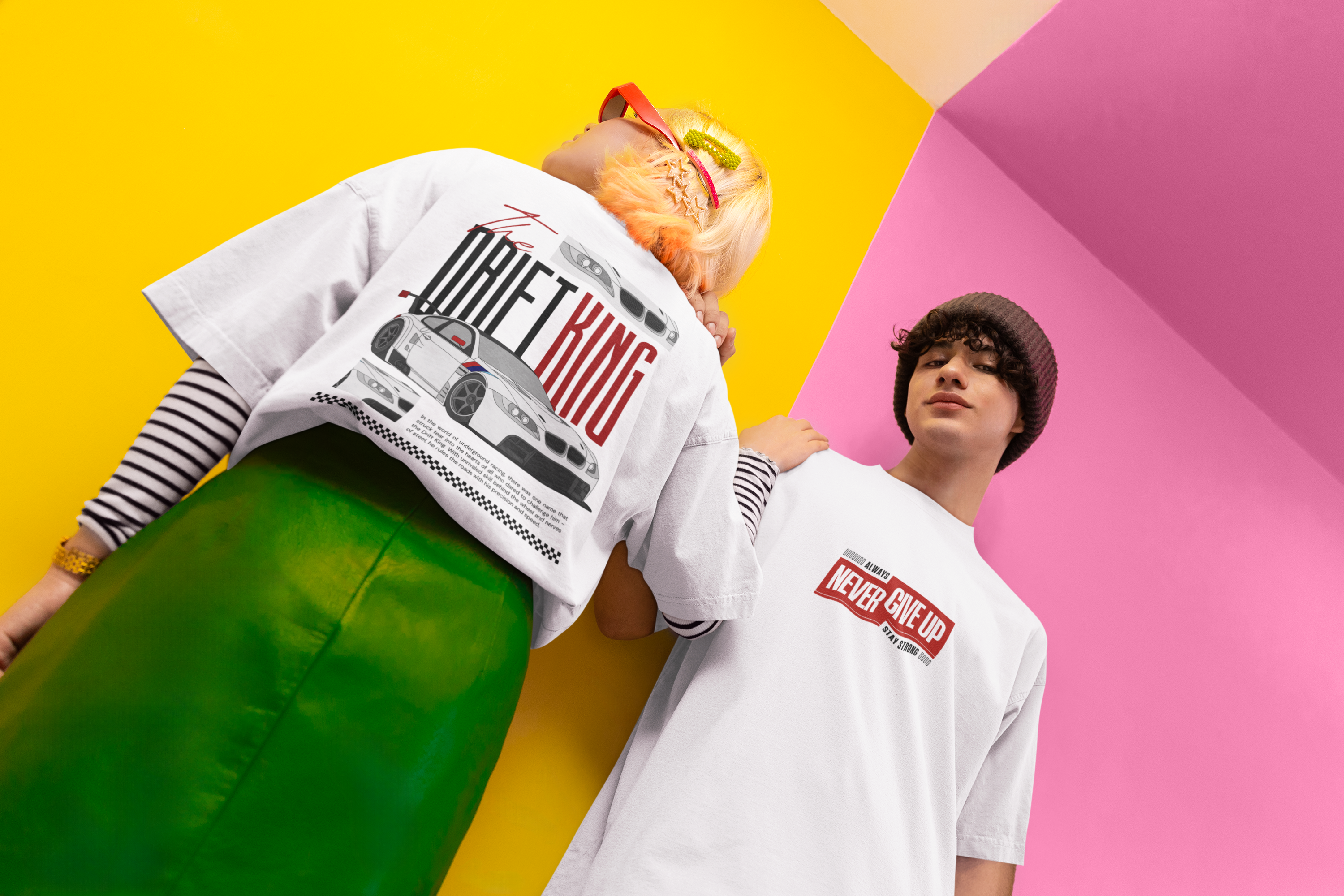 Drift King Oversized T-Shirt – Unisex Streetwear | Fnc Studios